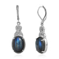 EverTrue Chestnut Brine Turquoise Earrings in Stainless Steel 11.70 ctw - Sticky add to cart bar