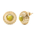 EverTrue Connemara Marble 4.30 ctw Earrings in 18K YG Plated with ION Plated YG Stainless Steel - Sticky add to cart bar