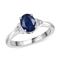 D'Joy Niassa Ruby (FF) and White Zircon 2.10 ctw Ring in Platinum Over Sterling Silver (Size 7.0) - Sticky add to cart bar