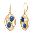 EverTrue Lapis Lagoon 5.85 ctw Earrings in 18K YG Plated - Sticky add to cart bar
