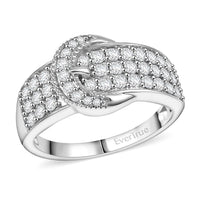 EverTrue Moissanite Ring in Platinum Bond (Size 10.0) 0.75 ctw