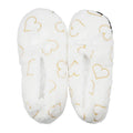 Mossimo White Heart Slippers with Grippers - S/M - Sticky add to cart bar