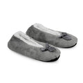 Mossimo Charcoal Bow Slippers With Grippers - S/M - Sticky add to cart bar