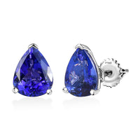 Doorbuster Rhapsody 950 Platinum AAAA Tanzanite Stud Earrings 5.15 ctw