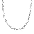 Interlocking Chain Necklace in Stainless Steel 20 Inches - Sticky add to cart bar