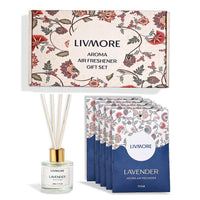 Livmore Jasmine Diffuser Reed Stick with Fragrance Sachet