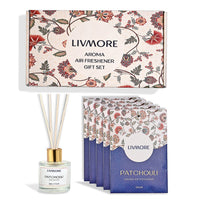 Livmore Rose Diffuser Reed Stick with Fragrance Sachet
