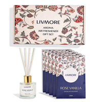 Livmore Patchouli Diffuser Reed Stick with Fragrance Sachet