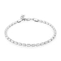 Italian Barrel Typhoon Bracelet in Black Rhodium Over Sterling Silver (7.00 In) 5.12 Grams - Sticky add to cart bar