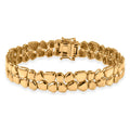 EverTrue Bronzella Collection Fancy Bracelet in 18K YG Plated Bronze - Sticky add to cart bar