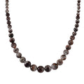 D'Joy Phantom Quartz Beaded 450.00 ctw Necklace 20 Inches in Rhodium Over Sterling Silver - Sticky add to cart bar