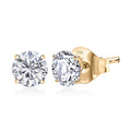 Moissanite 1.15 ctw Earrings in 10K Yellow Gold - Sticky add to cart bar