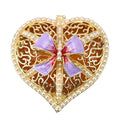 Livmore Purple & White Hearted Design Trinket Box Hollowed-Out Patterns - Sticky add to cart bar