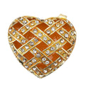 Livmore Yellow Hearted Design Trinket Box Hollowed-Out Patterns - Sticky add to cart bar