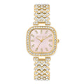 Closeout Jessica Carlyle Square Watch in Goldtone - Sticky add to cart bar