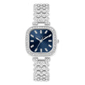 Closeout Jessica Carlyle Blue Dial Watch in Silvertone - Sticky add to cart bar