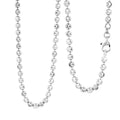 Italian 4mm Diamond-cut Necklace in Rhodium Over Sterling Silver 20 Grams 20 Inches - Sticky add to cart bar