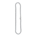 D'Joy Moissanite 37.60 ctw Timeless Classics Necklace in Rhodium Over Sterling Silver 18 Inches - Sticky add to cart bar