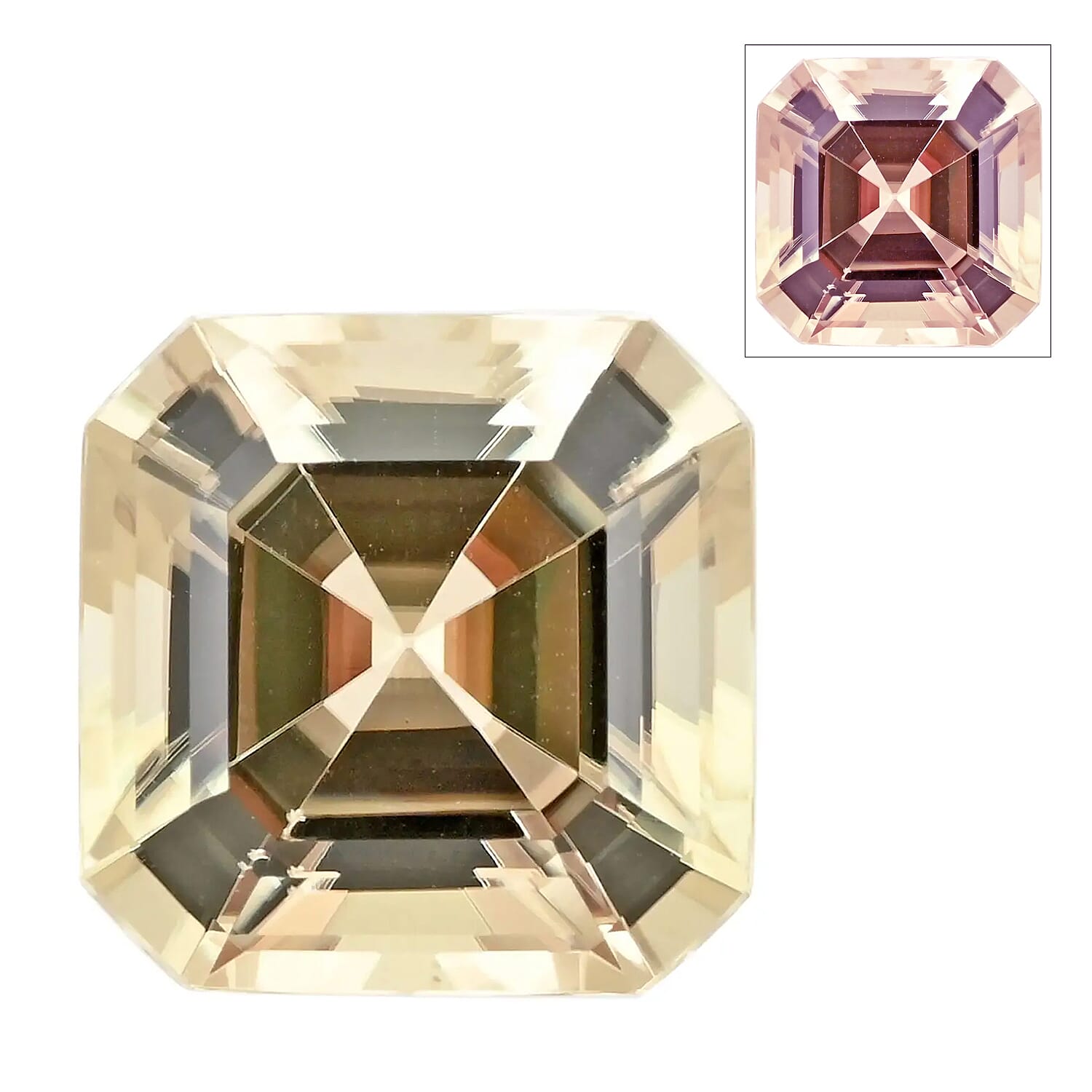 Collector's Edition Certified and Appraised Asscher Cut AAAA Turkizite (Sqr Free mm) 10.00 ctw
