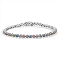 Luxuriant Lab Grown Multi Diamond (SI) Bracelet in Rhodium Over Sterling Silver (6.50 In) 2.20 ctw - Sticky add to cart bar