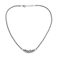 TLV D'Joy Bali Legacy Niassa Ruby (FF) Butterfly Necklace (20 Inches) in Sterling Silver 0.75 ctw