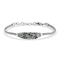 TLV D'Joy Bali Legacy Niassa Ruby (FF) Butterfly Bracelet in Sterling Silver (6.50-8.0In) 0.80 ctw (6.50 In)