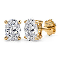 Luxuriant Lab Grown Diamond  Earring in 18K YG VermeilSterling Silver 0.50 ctw