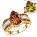 EverTrue Autumn Alexite, Multi Gemstone Ring in 18K YG Plated (Size 10.0) 6.15 ctw - Sticky add to cart bar