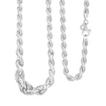 La Bella Italian Rope Chain Necklace in Sterling Silver 22.75 Grams 20 Inches - Sticky add to cart bar