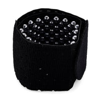 Terahertz Beads with Black Polyester Wrap 250.00 ctw (12.5 In)
