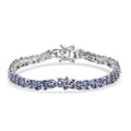 EverTrue Tanzanite Whispers of Royal Vines Bracelet in Platinum Bond (6.50 In) (Del. in 10-12 Days) 7.40 ctw - Sticky add to cart bar