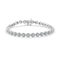 Diamond 3.00 ctw Bracelet in 14K White Gold (7.00 In) 9.5 Grams - Sticky add to cart bar