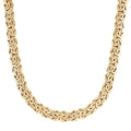 Byzantine Chain Necklace in 14K Yellow Gold 24.10 Grams 18 Inches - Sticky add to cart bar