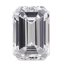 White Diamond (Emerald 8mm) (G SI2) 2.00 ctw
