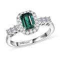 Doorbuster Certified & Appraised Rhapsody 950 Platinum AAAA Pirineu Lagoon Tourmaline, Diamond (E-F, VS) (0.30 cts) Ring (Size 10.0) (5.78 g) 1.45 ctw - Sticky add to cart bar