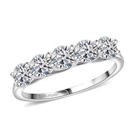 950 Palladium Luxuriant Lab Grown Diamond (E-F, VS) Classic Band Ring (Size 10.0) 1.30 ctw