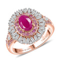 TLV D'Joy Premium Tanzanite, Multi Gemstone Ring in Rhodium Over Sterling Silver (Size 10.0) 2.00 ctw - Sticky add to cart bar