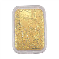 24K Golden Tiger Emboss Sheet (31x45.5mm) 10mg