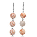 EverTrue Galilea Rose Quartz 40.00 ctw Earrings in Stainless Steel - Sticky add to cart bar