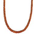 D'Joy Premium Orange Kyanite 95.00 ctw Beaded Necklace in 18K Vermeil Yellow Gold Over Sterling Silver 18-20 Inches - Sticky add to cart bar