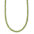 D'Joy Premium Hebei Peridot 75.00 ctw Beaded Necklace in 18K Vermeil Yellow Gold Over Sterling Silver 18-20 Inches - Sticky add to cart bar