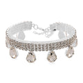 Sparkling Austrian Crystal Dripping Bracelet in Silvertone (7.50-9.50In) - Sticky add to cart bar