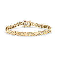 Luxoro 10K Yellow Gold Link Bracelet (7.25 In) (7.40 g)