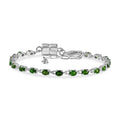 Doorbuster EverTrue Tanzanite River of Serenity Bracelet in Platinum Bond (6.5-8.0In) 3.30 ctw - Sticky add to cart bar