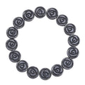 Hematite Beaded Stretch Bracelet 127.50 ctw (7.25-7.75 Inches) - Sticky add to cart bar