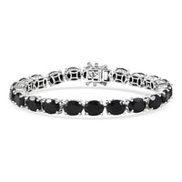 EverTrue African Amethyst Vintage Romance Bracelet in Platinum Bond (6.50 In) 35.70 ctw