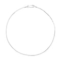Diamond-cut Snake Chain Anklet in Rhodium Over Sterling Silver (10 In) 2.25 Grams - Sticky add to cart bar