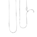 Diamond-cut Snake Chain with Ball Necklace in Rhodium Over Sterling Silver 4.70 Grams 24 Inches - Sticky add to cart bar