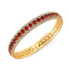 Simulated Ruby Color Diamond