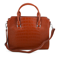 La Marey Black Genuine Leather Tote Bag